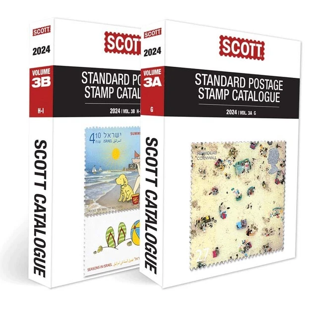 2024 SCOTT STANDARD Postage Stamp Catalog Vol 3A3B Countries GI 114.