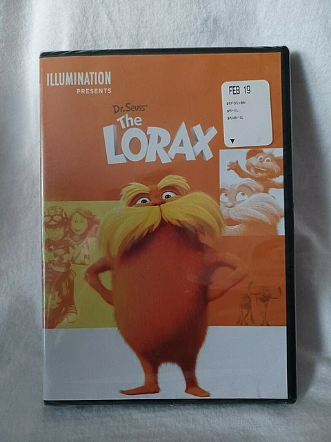 DR. SEUSS' THE Lorax (DVD) Danny DeVito Taylor Swift Ed Helms Betty ...