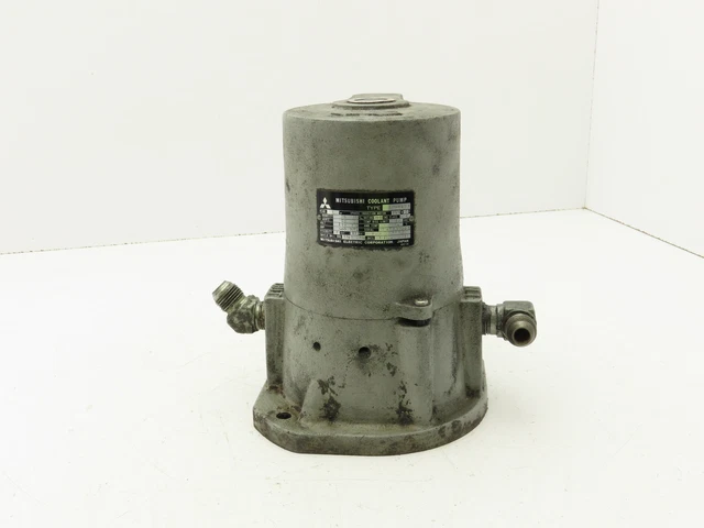 Mitsubishi NP-180J Coolant Oil Suction Pump 180W 2P 230/460V 3PH 1/2" NPT 3m-Hd