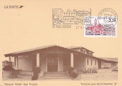 SAINT PAUL LES DAX ANCIENNE POSTE CARTE MAXIMUM 