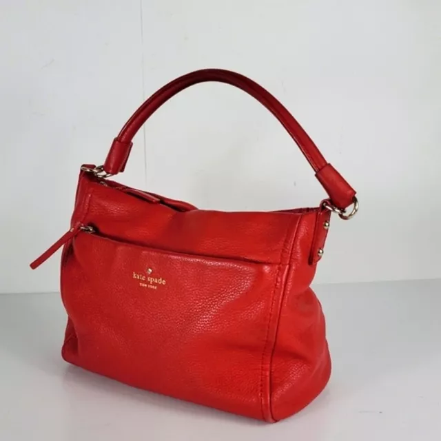 Kate Spade Cobble Hill Little Curtis Red Cowhide Leather Shoulder Bag