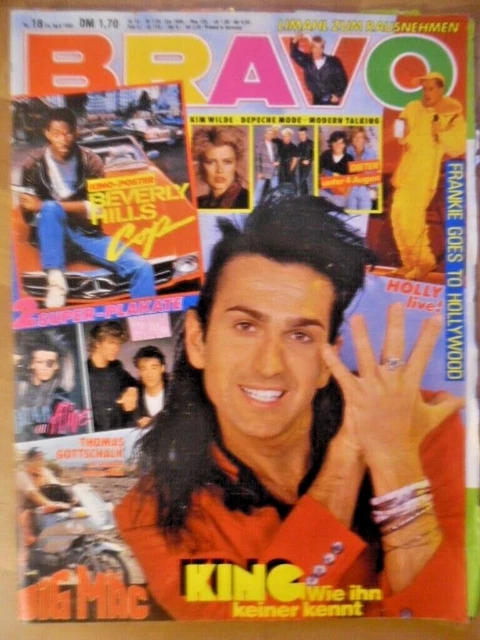 BRAVO 18- 1985 B KING Depeche Mode Kim Wilde Madonna Wham Pia Bohlen Iron Maiden