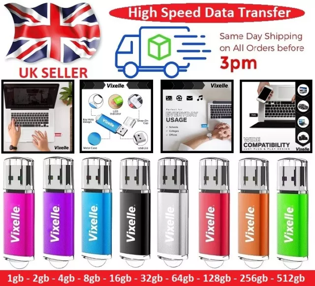 Memory Stick USB Flash Pen Drive 1gb 2gb 4gb 8gb 16gb 32gb 64gb 128gb 256gb 512g