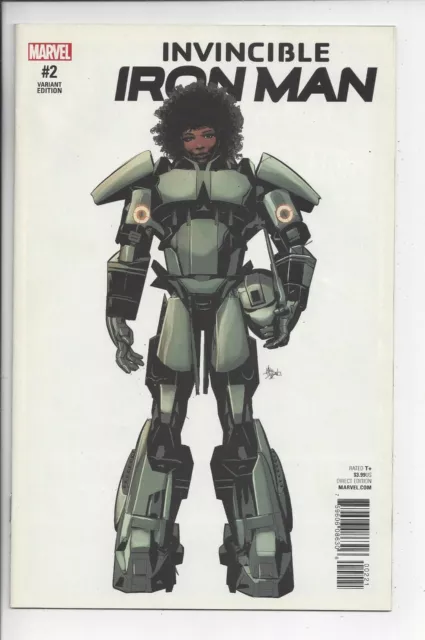 Invincible Iron Man #2 Nm (9.2) Deodato Variant First Print  (2016) Riri