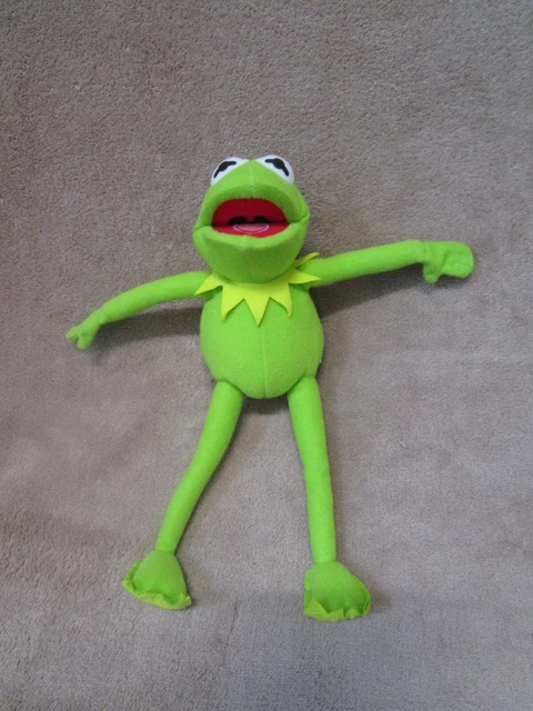 Disney Muppet Kermit The Frog Plush 12" Stuffed Animal Toy Green