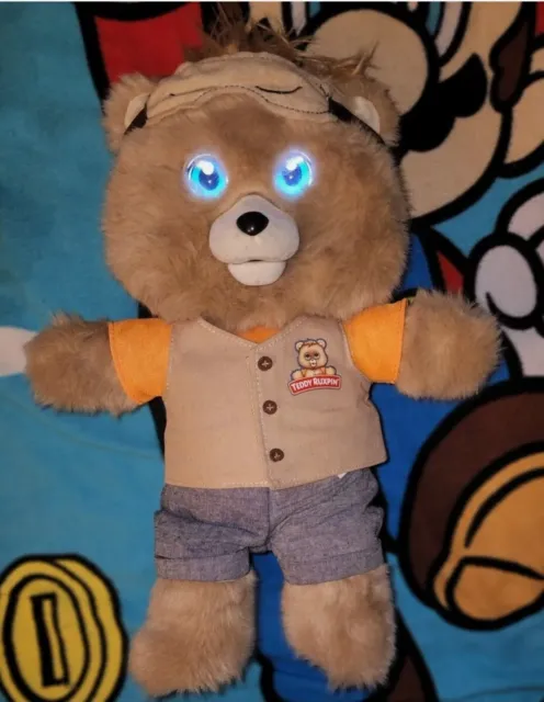 Teddy Ruxpin 2017 Animated Storytelling Bear Bluetooth LCD Eyes EYE MASK TESTED!