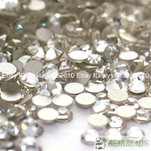 1440pcs Clear Top Quality Czech Crystal Flatback Rhinestones Nail Art No Hotfix