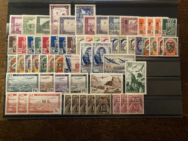 Algerie Beau Lot De 63 Timbres Neufs X Tb Bonne Valeur