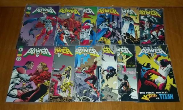 Will To Power #1-12 Dark Horse Comics 1994 Set (12)