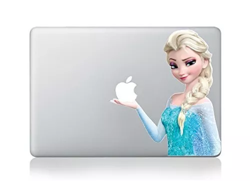 MacBook 13" Disney Elsa Frozen Apple decal sticker (pre-2016 MB Pro/Air only)