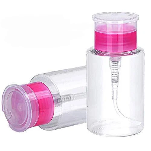 Nagellackentferner Pumpe Flaschenspender 180 ml Push Down Reinigungsflasche
