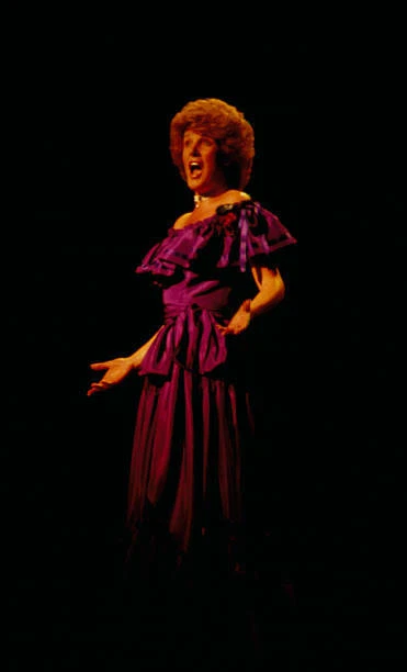 Scottish Singer Moira Anderson At The Royal Variety Show 1982 Old Photo
