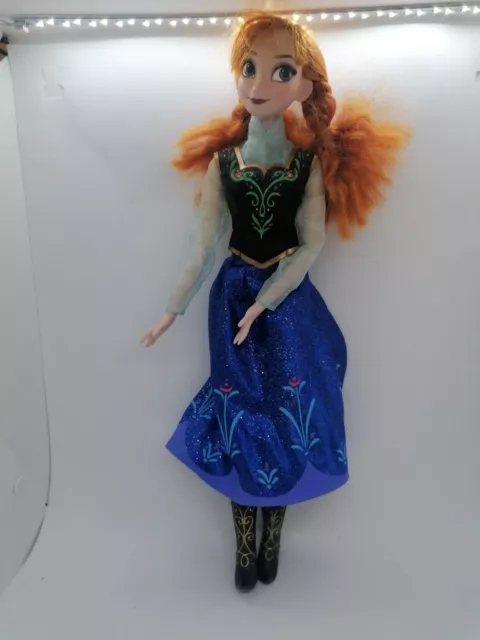 Disney frozen anna singing doll 16 inches tall 2025