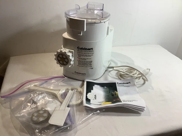 CUISINART DPM-3 DELUXE PASTA MAKER - Made in Italy-Great Working Clean Condition CUISINART DPM-3 DELUXE PASTA MAKER - Made in Italy-Great Working Clean Condition