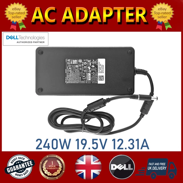 DELL ALIENWARE AREA 51M R2 240W Power Adapter Charger 19.5V 12.3A £51. ...