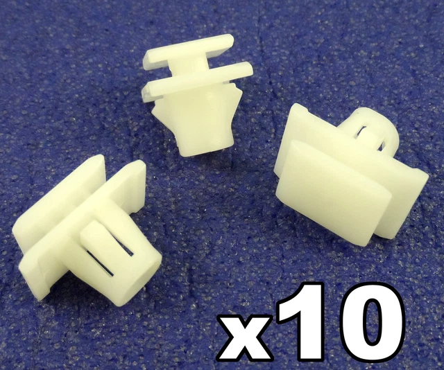 thumbnail image 2 of 10x Underbody Protection Mounting Clips For Honda – Black Plastic, Chassis Retainer Clips By LST 2 of 6