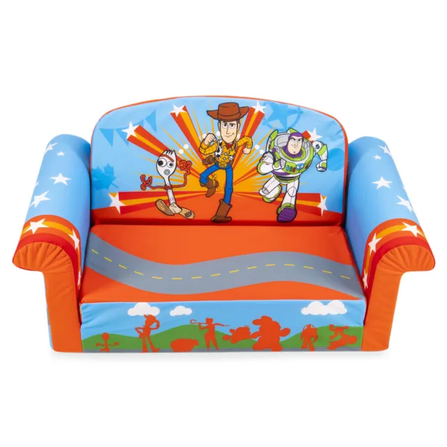 Marshmallow Furniture Kids 2-in-1 Flip Open Foam Compressed Sofa Bed,Toy Story 4