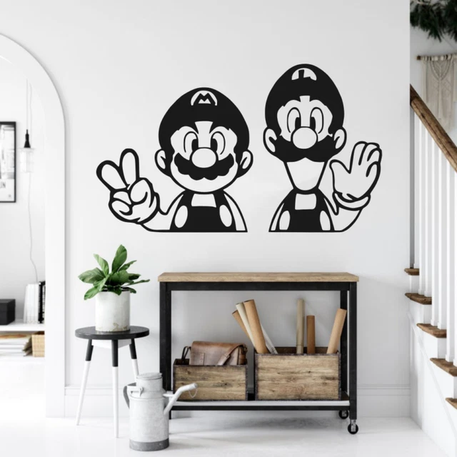 MARIO CHARACTER WALL Decor DXF SVG CDR file Vector for CNC Plasma