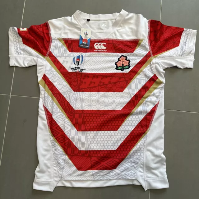 Japan National Rugby Team 2019 Rugby World Cup Canterbury Shirt Jersey Size M