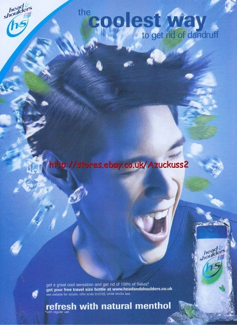 HEAD AND SHOULDERS Coolest Way To Get Rid Of Dandruff 2003 Magazine