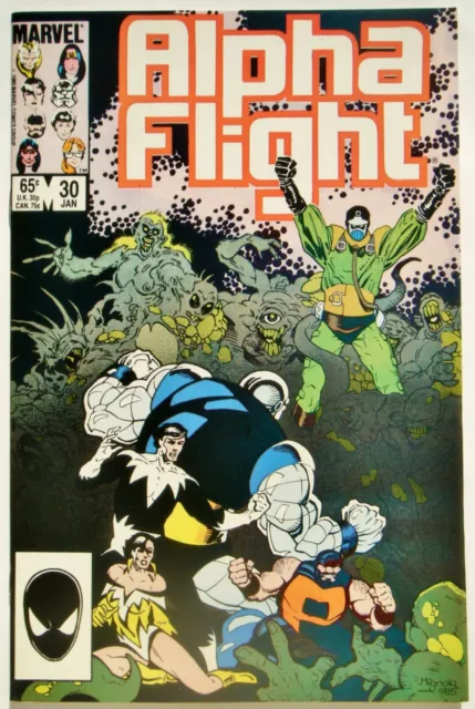 Alpha Flight #30 (Jan. 86') VF+ NM- (9.0) 1st App. Scramble/ Mignola Cover & Art
