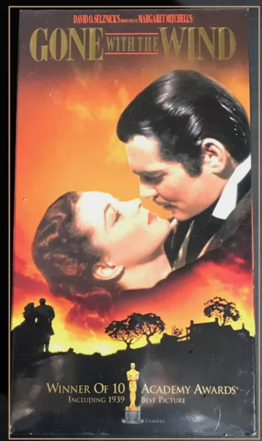 Gone With The Wind VHS 2 Tape Set 1939 Digital Video Transfer Factory Sealed