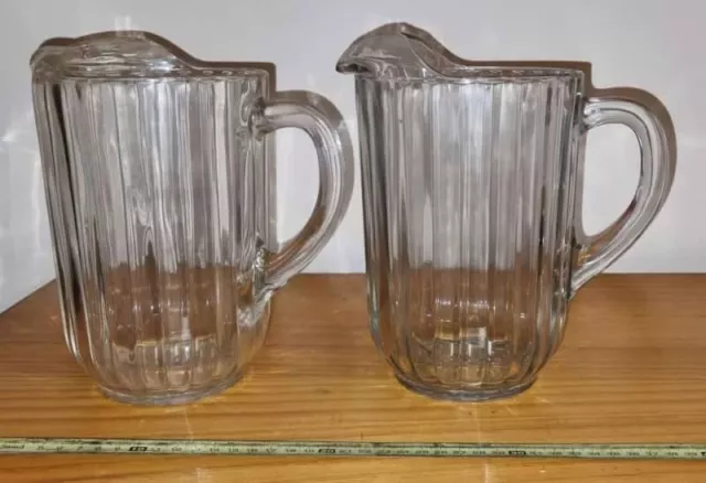 Vintage Glass Serving Jugs EUC x 2