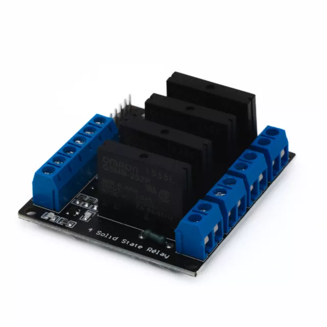 4 Kanal Solid State Relais 5V/230V Low Level Trigger DIY Arduino Raspberry Pi