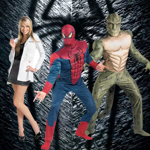 Adult Marvel Comics Movie The Amazing Spider-man Muscle DLX Lizard Gwen Costume