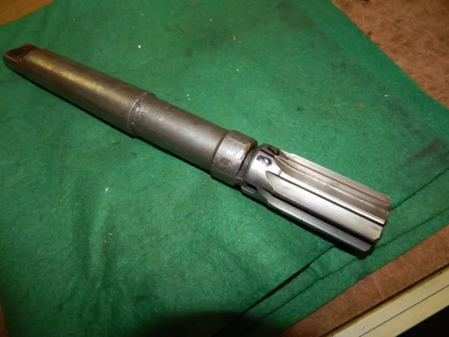 Cleveland HSS 1.375" Shell Reamer and No. 8 Arbor #4 Morse Taper