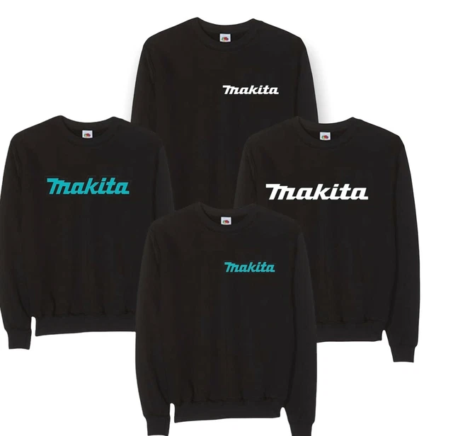 Felpa pullover da uomo ispirata a Makita abbigliamento da lavoro uniforme S-XXL