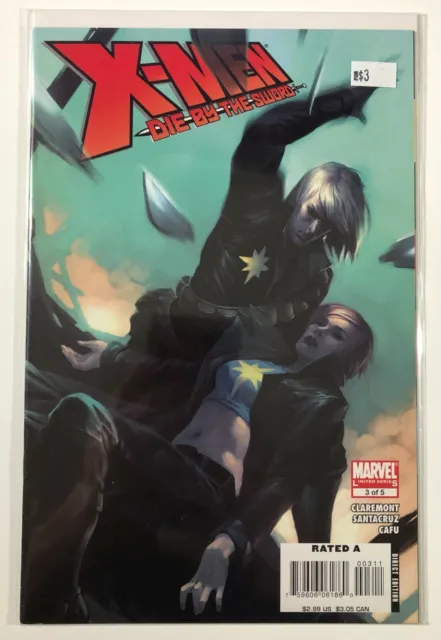 X-Men - Die By the Sword #3  Marvel Comic Book - Claremont, Santacruz