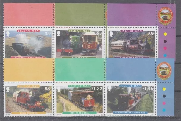 Railway - Locomotives Island Man 1627 - 32 (MNH)