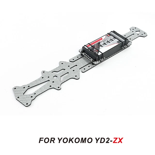 RC CHASSIS PLATE Kit Replacement Carbon Fiber Chassis Battery Mount