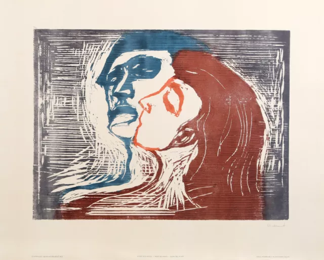 Edvard Munch , Cabeza De Cabeza, Póster