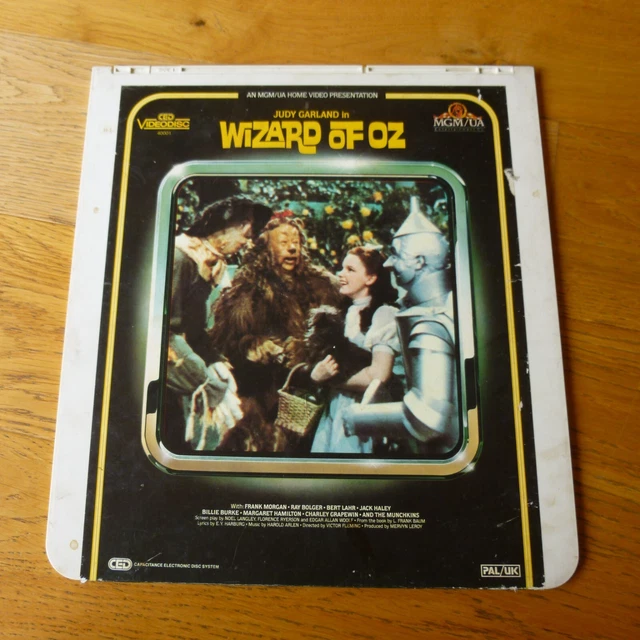 Wizard of Oz CED Videodisc Video Disc Classic Free UK P+P READ DESC!!!