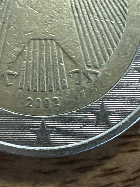 1 Pièce de 2 euro de 2002 - lettre F - Allemagne - En bon état 1 Pièce de 2 euro de 2002 - lettre F - Allemagne - En bon état