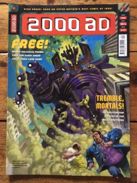 2000ad Prog 1144 Judge Dredd, The Balls Brothers, Mercy Heights, Download Tales