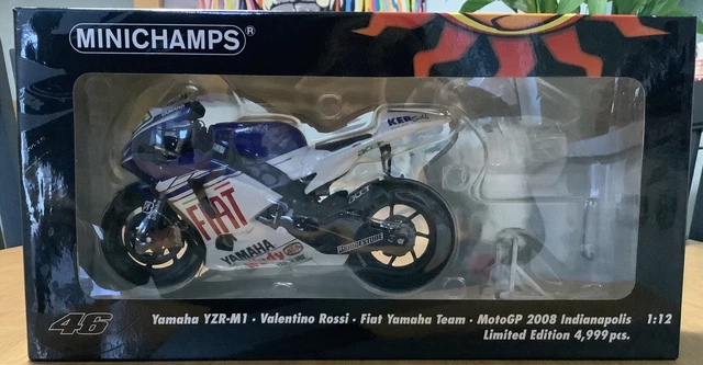 Miniature Yamaha YZR M1 – Valentino Rossi – MotoGP 2010 – Minichamps 1/12