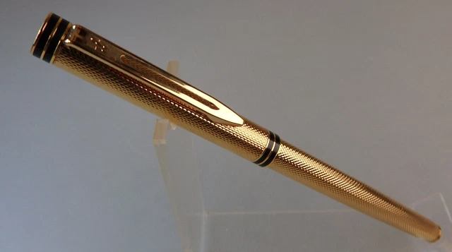 Waterman French Rollerball Typ Exclusiv Rolled Gold - NEUWERTIG (94324)
