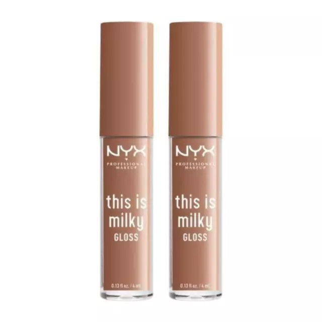 NYX This Is Milky Lip Gloss 4ml - Cookies and Milk x2
