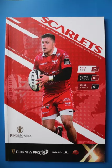 SCARLETS v CONNACHT 2019-2020 Rugby Union Pro 14 Wales Ireland Llanelli