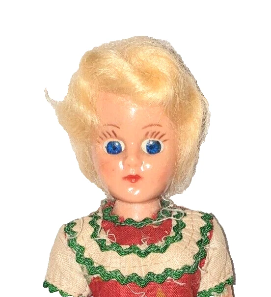 POUPÉE VINTAGE 1950 / 60 Roddy made in England tête qui tourne yeux