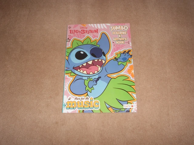 DISNEY LILO & Stitch Jumbo Coloring & Activity Book Tear and Share 80