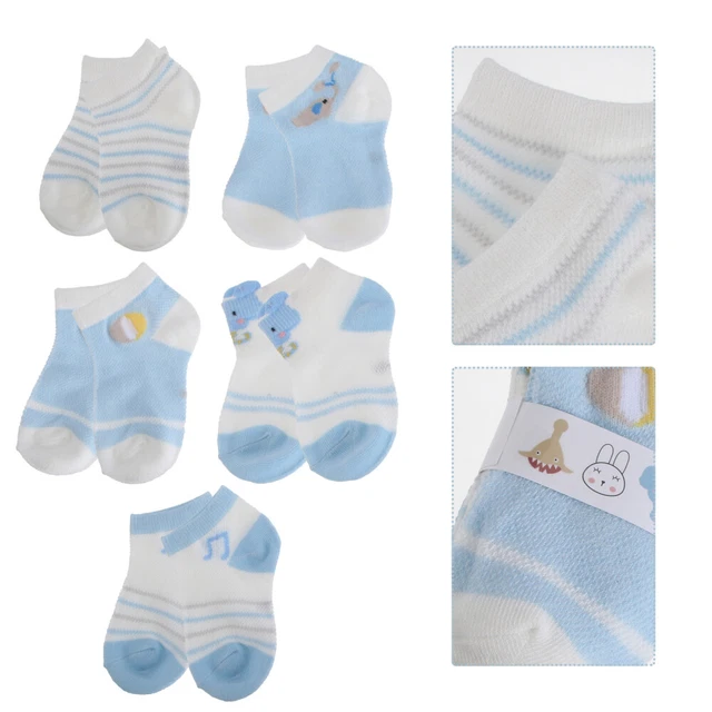 5 paia di calzini primavera estate calze bambino cartone animato calze