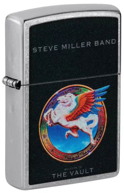 Zippo 48179, Steve Miller Band-Welcome to the Vault, Street Chrome Lighter