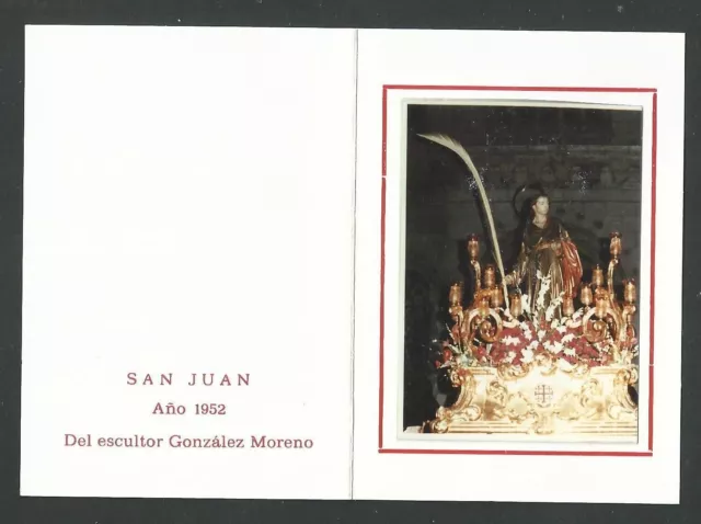 Estampa antigua de Paso de Semana Santa andachtsbild santino holy card santini