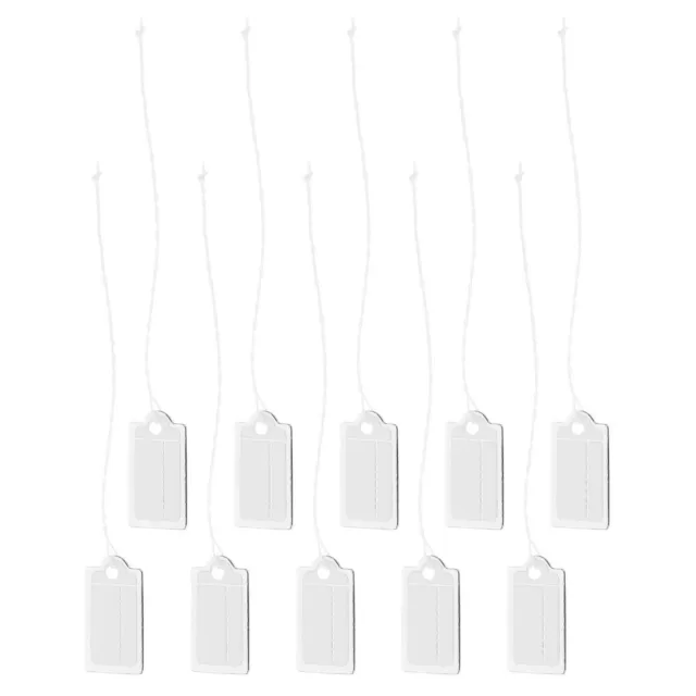 200Pcs Price Tags for Jewelry Hanging Jewelry Price Label Tags Attached Display