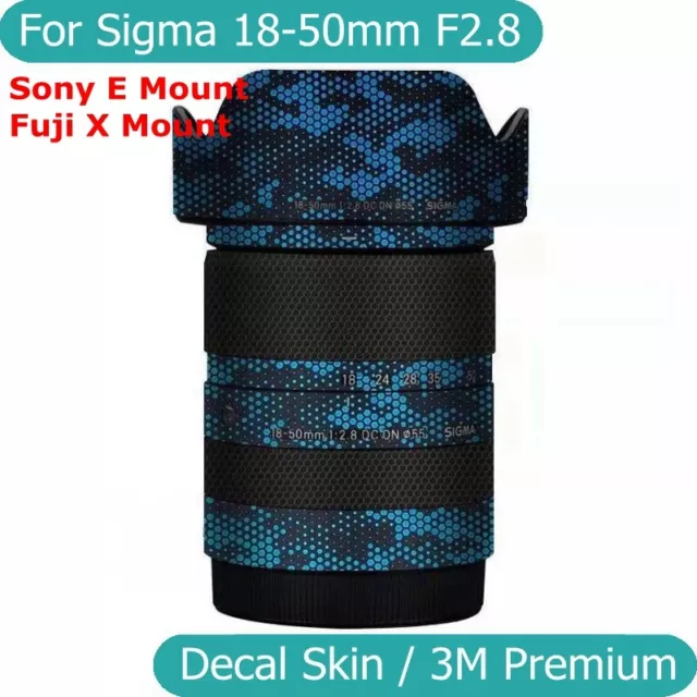 For Sigma 18-50mm F2.8 DC DN Decal Skin Vinyl Wrap Film Camera Lens Sticker