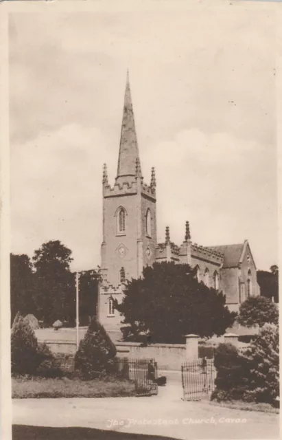 a irish cavan protestant church eire old postcard ireland